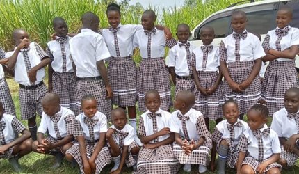 Volunteers packing sanitary pads for girls in Kenya through the AmoraRise Initiative